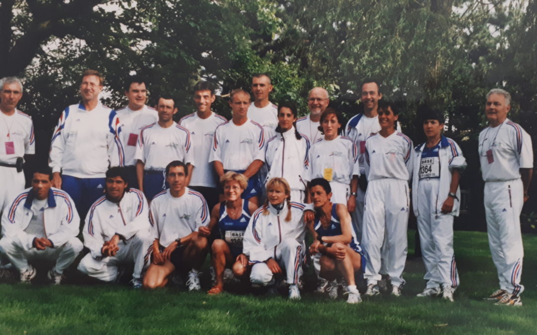 Les équipes de France de 100km au championnat du monde 2002