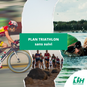 Plan d’entraînement Triathlon sans suivi (Tarif TTC/semaine)