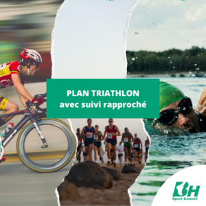 Plan d’entraînement Triathlon avec suivi rapproché (Tarif TTC/semaine)